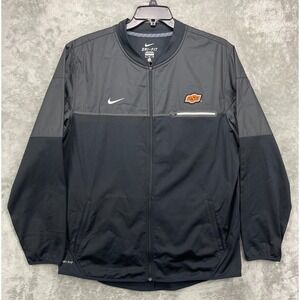 Nike Men's Dri Fit Oklahoma‎ State Cowboys Jacket XL Black Full Zip 32867X-OC1
